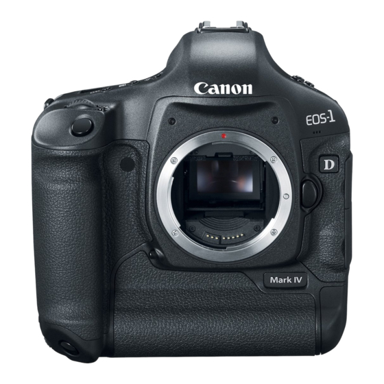 Canon EOS-1D MARK IV EOS-1D Pocket Manual