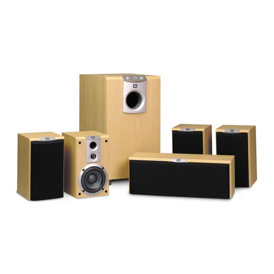 JBL SCS 188 Owner's Manual