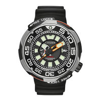Citizen Promaster 1000M Professional Diver Abbreviated Instruction