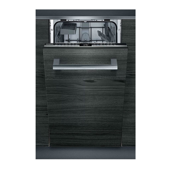 Siemens SR63EX28KE Information For Use