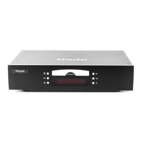 Thule Audio SPIRIT DVA150B Owner's Manual