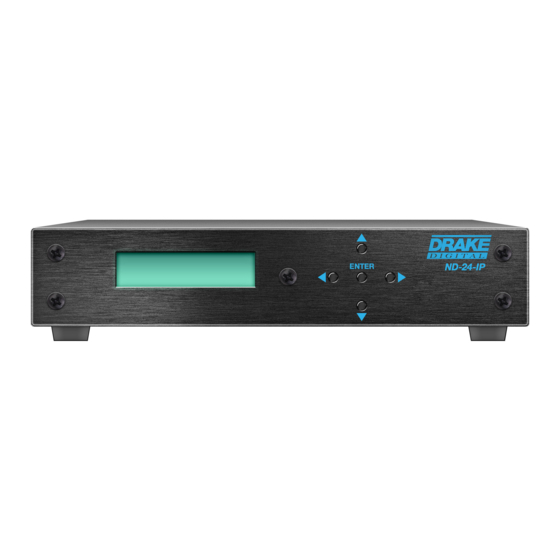 DRAKE ND-24-IP Instruction Manual