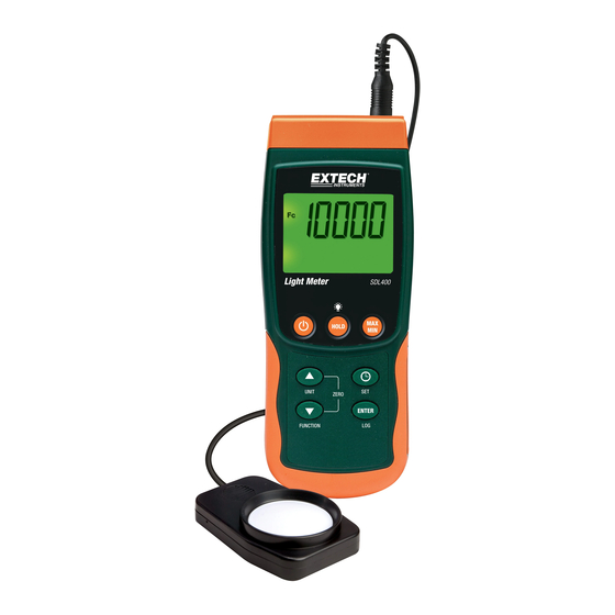 Extech Instruments SDL400 User Manual