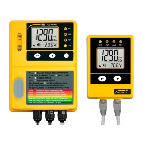 PCE Instruments PCE-WMM 50 Manual