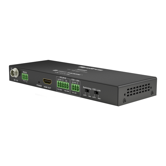 Wyrestorm SW-0201-4K Quick Start Manual