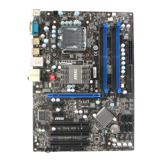 MSI P45T-C53 Series Manuals