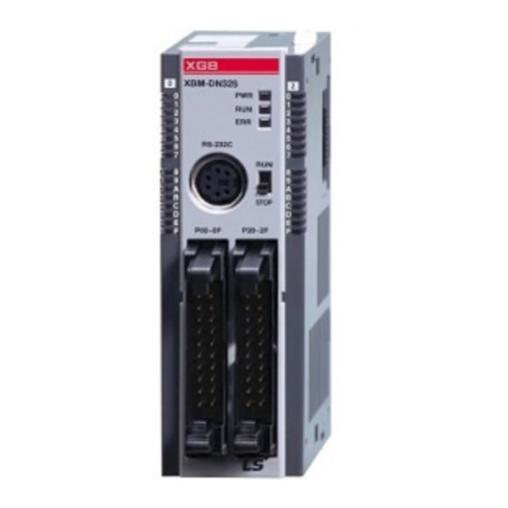 LS ELECTRIC XBM-DN16/32S Installation Manual