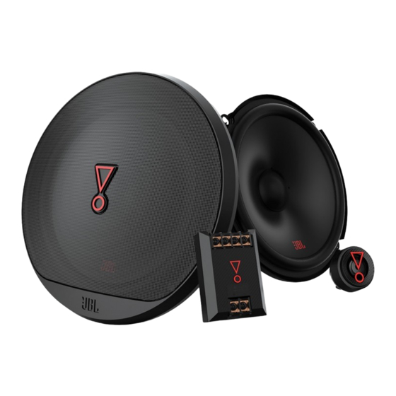 Harman JBL STAGE3 607C Installation Manual