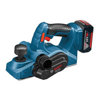 Bosch GHO 18V-LI Professional Original Instructions Manual