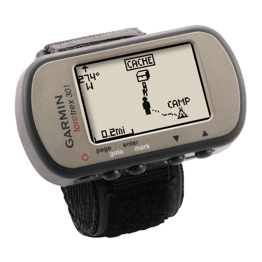 Garmin Foretrex 401 Owner's Manual