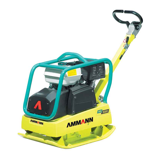 Ammann AVP 2220 Operating Instructions Manual