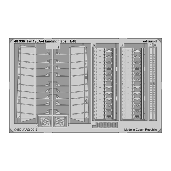 Eduard Fw 190A-4 Instructions