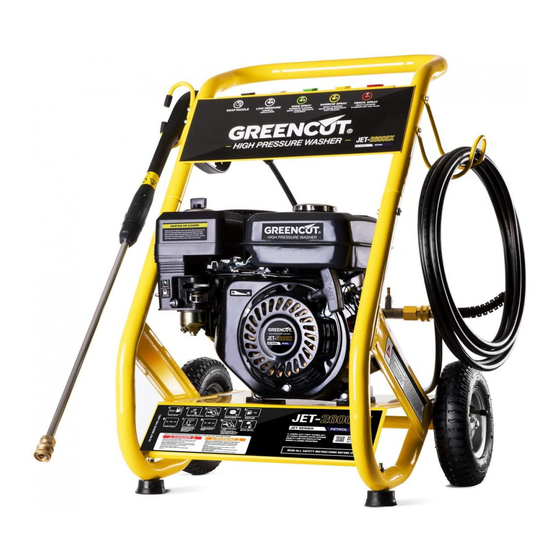 Greencut JET-2600SX Pressure Washer Manuals