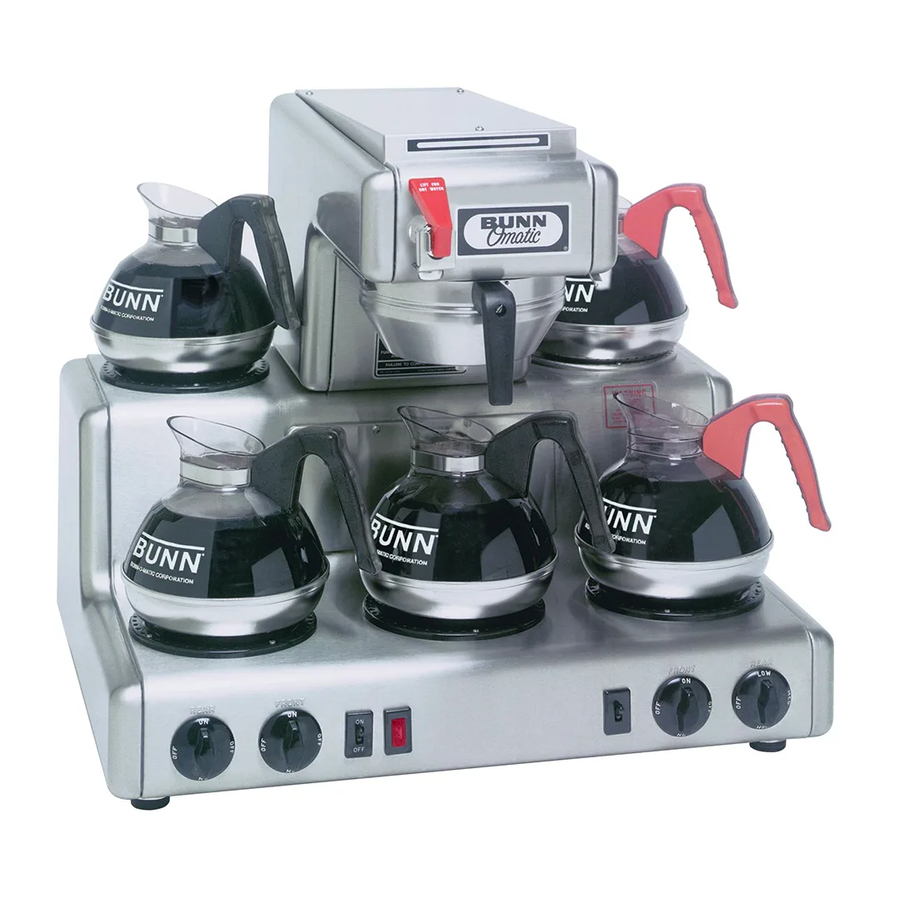 Bunn OT Installation & Operating Manual