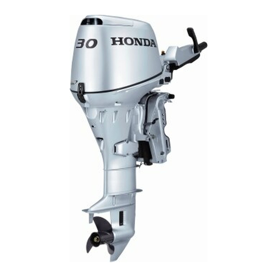 Honda Marine BF25D Owner's Manual