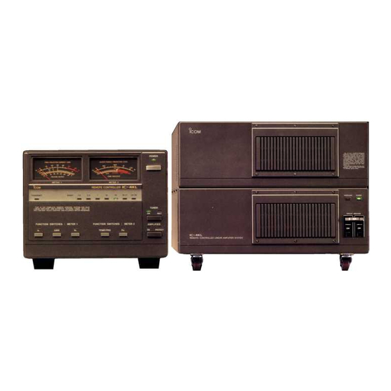 Icom IC-4KL Service Manual