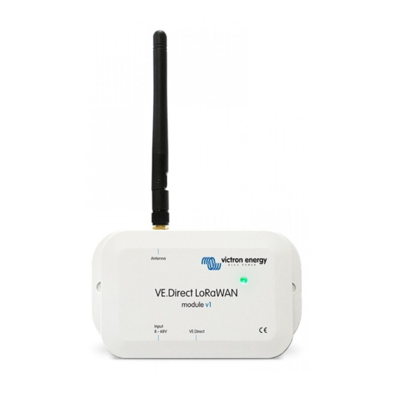 Victron energy VE.Direct LoRaWAN Series Manual
