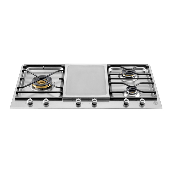 Bertazzoni PM3630GX Installation, Maintenance And Use  Instructions