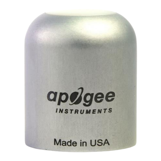 Apogee Instruments SQ-624 Owner's Manual