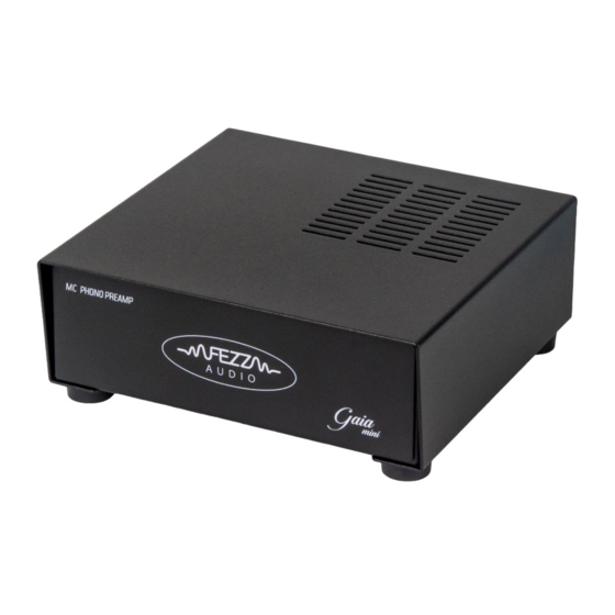 Fezz Audio Gaia mini MC User Manual