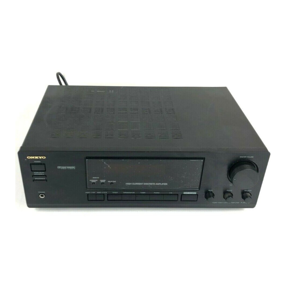 Onkyo A-SV240 Instruction Manual