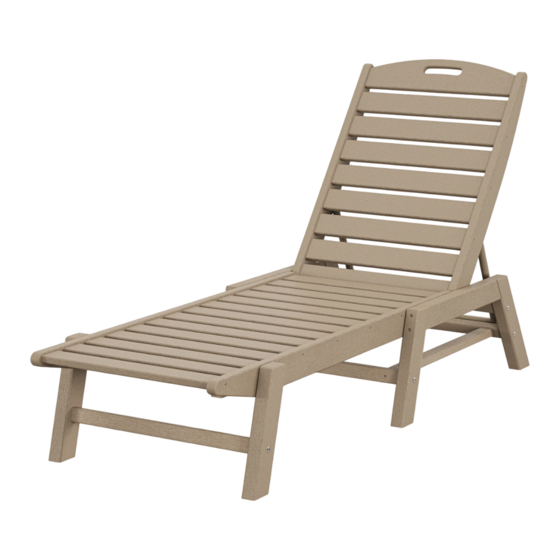 Polywood Nautical PWS720-1 Assembly Instructions