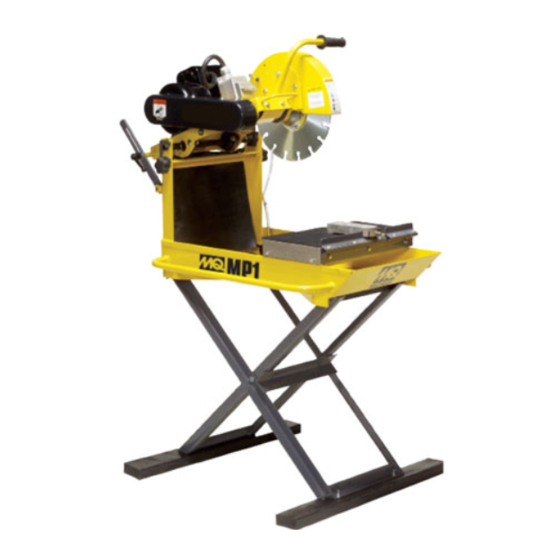 MULTIQUIP MASON PRO MP1 Operations & Parts Manual