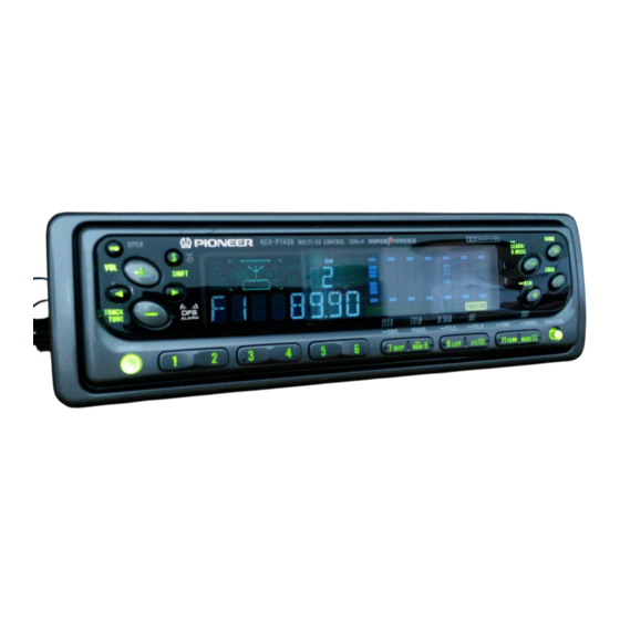 PIONEER SUPERTUNER III KEH-P7450 OPERATION MANUAL Pdf Download