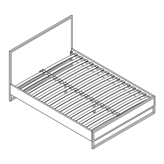 Happybeds Cooper Fabric Bed 4FT6 Assembly Instructions Manual