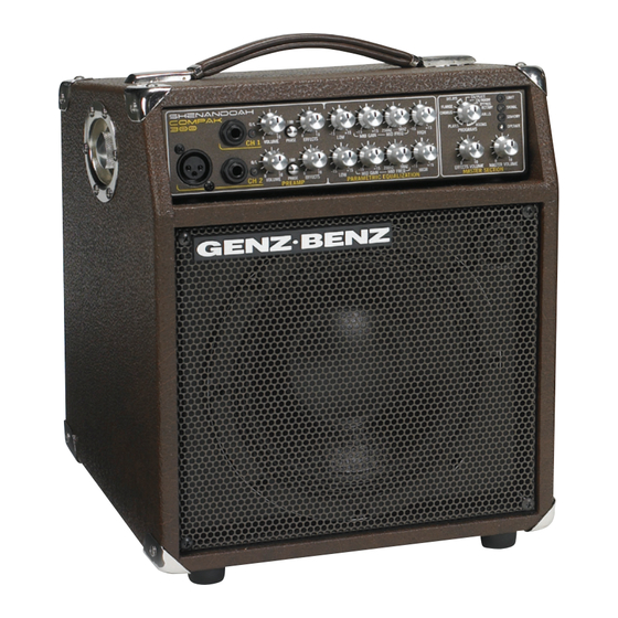 Genz Benz SHENANDOAH COMPAK 300 Owner's Manual