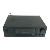 Onkyo A-SV240 Instruction Manual