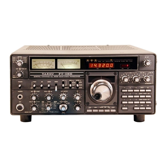 Yaesu FT-One Operating Manual