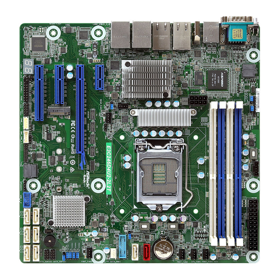 ASROCK E3C246D4U2-2L2T User Manual
