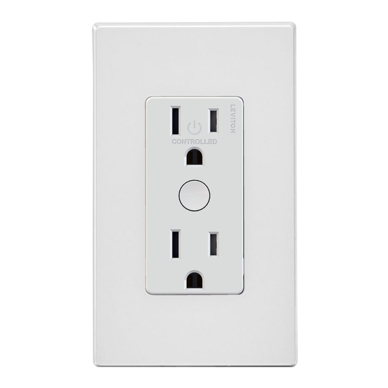 Leviton ZW15R Getting Started Manual