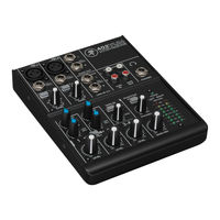 Mackie 802VLZ Quick Start Manual
