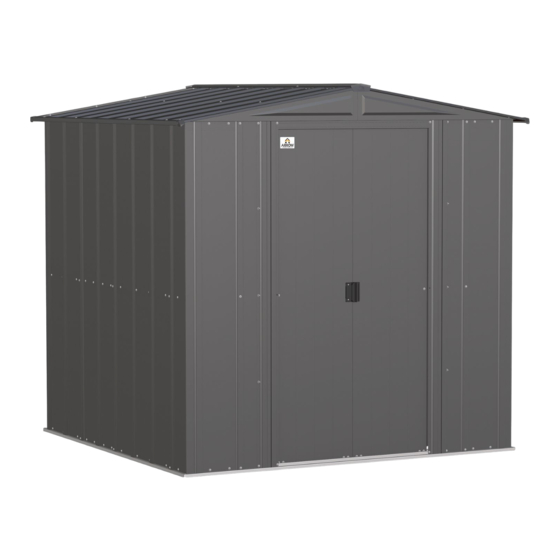 Arrow Storage Products CLG66CC Steel Shed Manuals