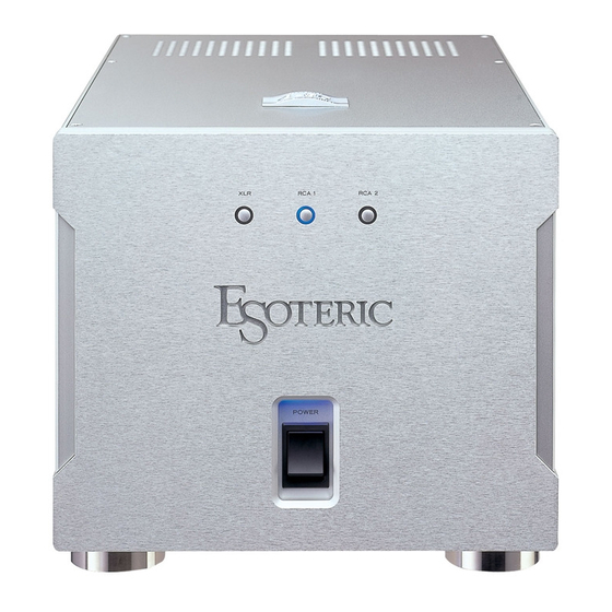 Esoteric A-80 Specifications