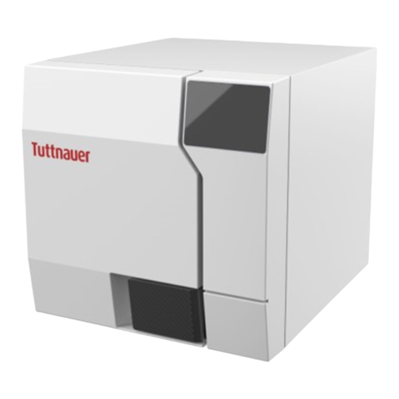 Tuttnauer T-Top 10 Operation And Maintenance Manual