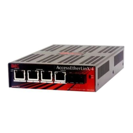 IMC Networks AccessEtherLinX Operation Manual