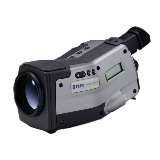 FLIR ThermaCAM P20 Operator's Manual