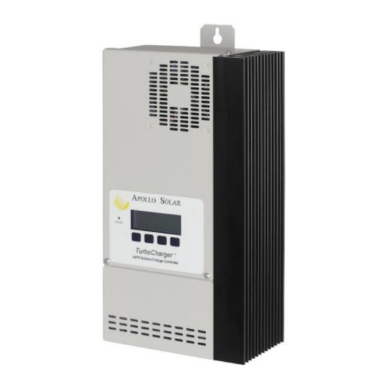 Apollo Solar TurboCharger T80 Installation And Operation Manual