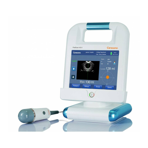 Caresono PadScan HD 5 User Manual