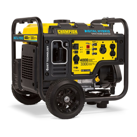 Champion 100371 Operator's Manual