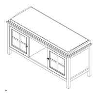 Target WINDHAM WNBENCHXBL Assembly Instructions Manual