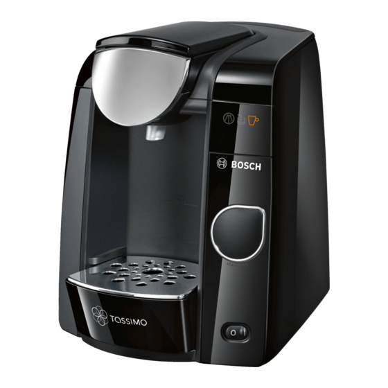 Bosch Tassimo JOY TAS45 Series Quick Start Manual