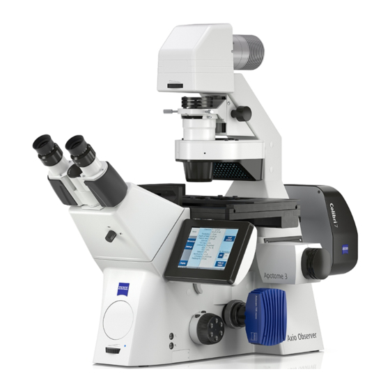 Zeiss Cell Observer SD Manuals