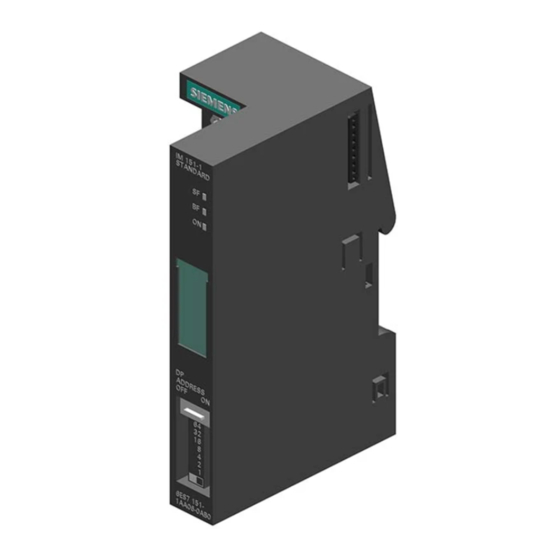 Siemens 6ES7151-1AA06-0AB0 Manual