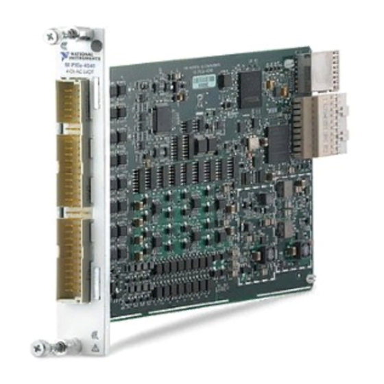 NI PXIe-4304 Calibration Procedure