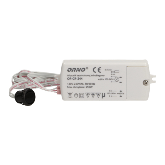 Orno OR-CR-244 Manual