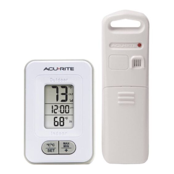 AcuRite Wireless Thermometer 02044W Manual